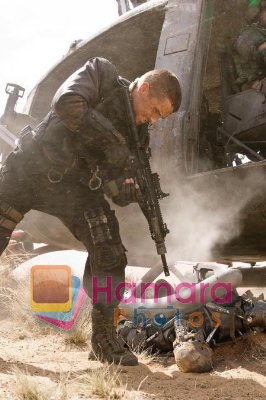 Christian Bale in still from the movie Terminator Salvation 