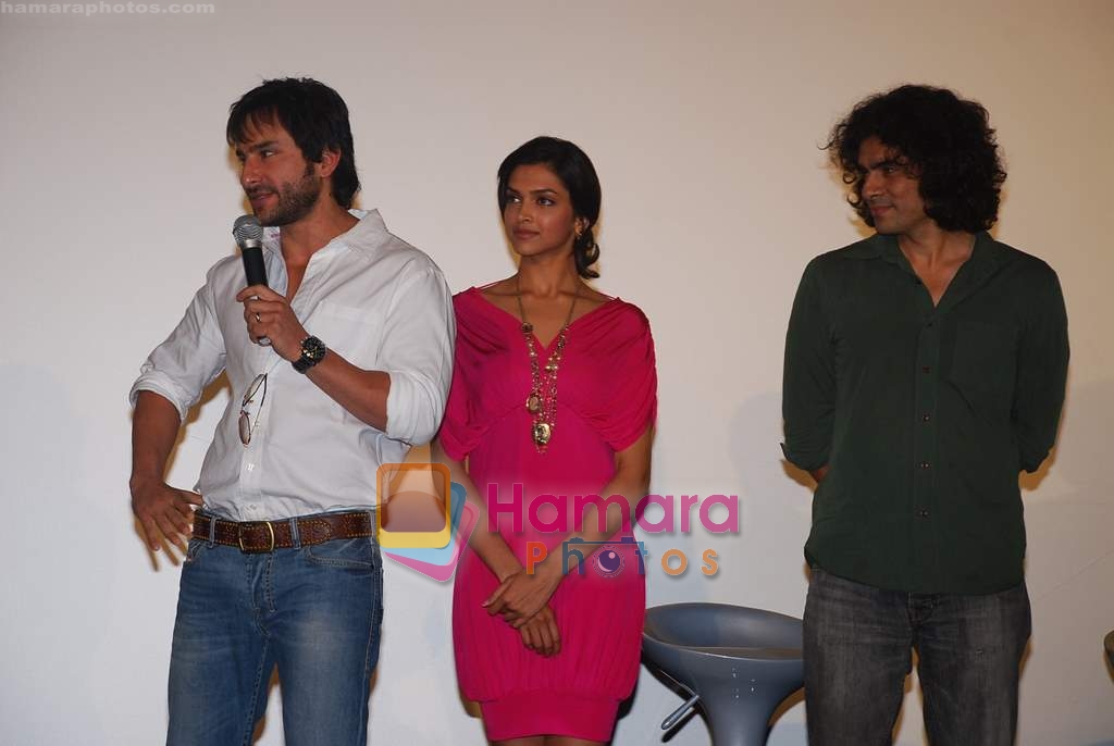 Saif Ali Khan, Deepika Padukone, Imtiaz Ali at Love Aaj Kal press meet in PVR on 9th June 2009 