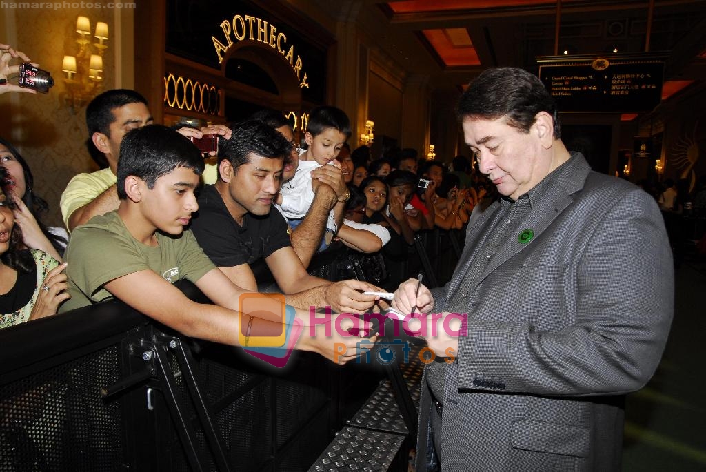 Randhir Kapoor arrive at Zaia Show, Green Carpet, Macau for IIFA on 11th June 2009