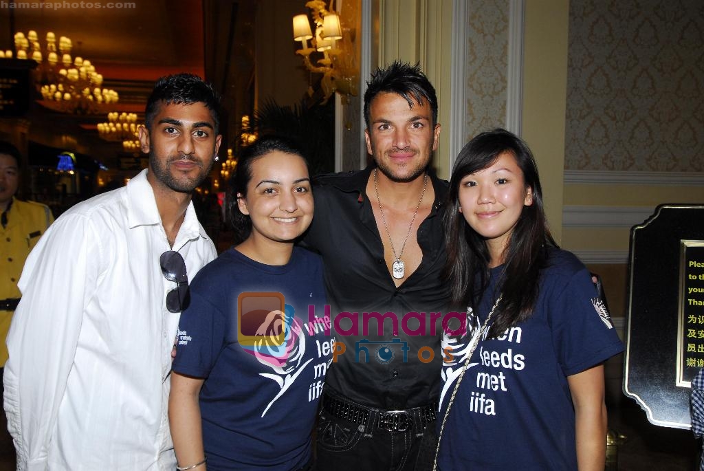 Peter Andre at IIFA fashion in Macau on 12th June 2009 
