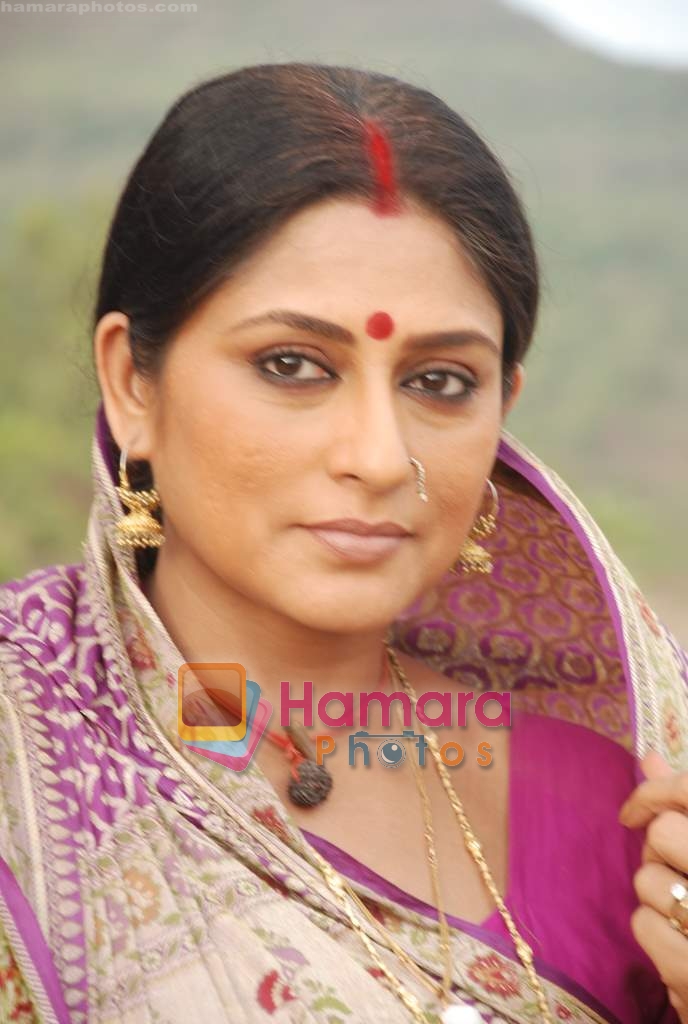 Rupa Ganguly on Location of Zee Tv's  Agle Janam Mohe Bitiya Hi Kijo in Film City on 17th June 2009 