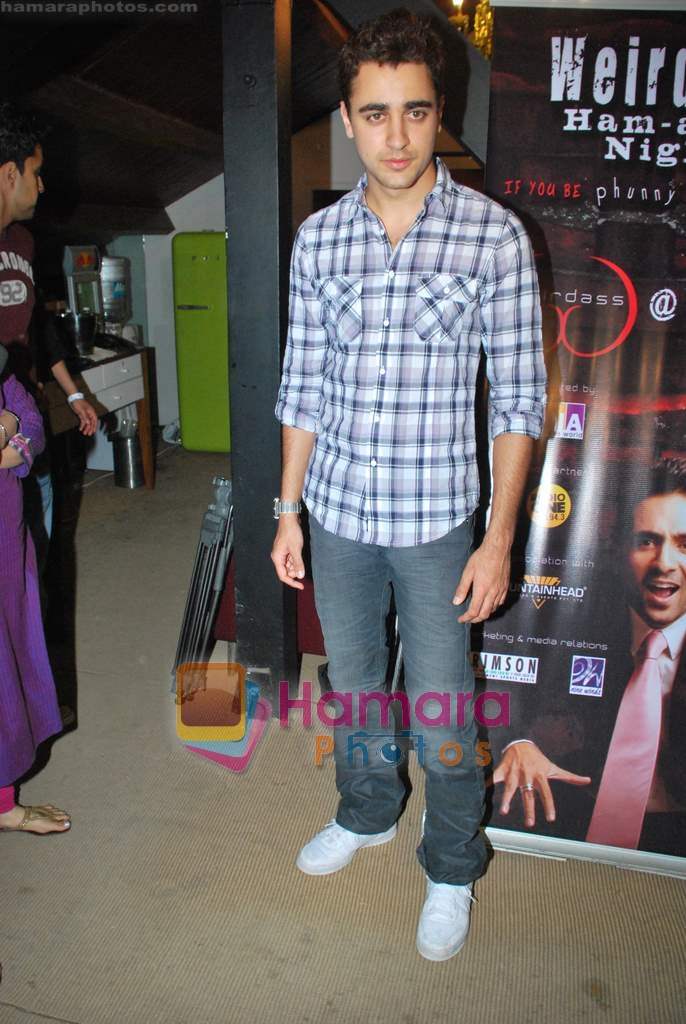 Imran Khan at Hamateur event by stand up comedian Vir Das in Blue Frof on 21st June 2009 
