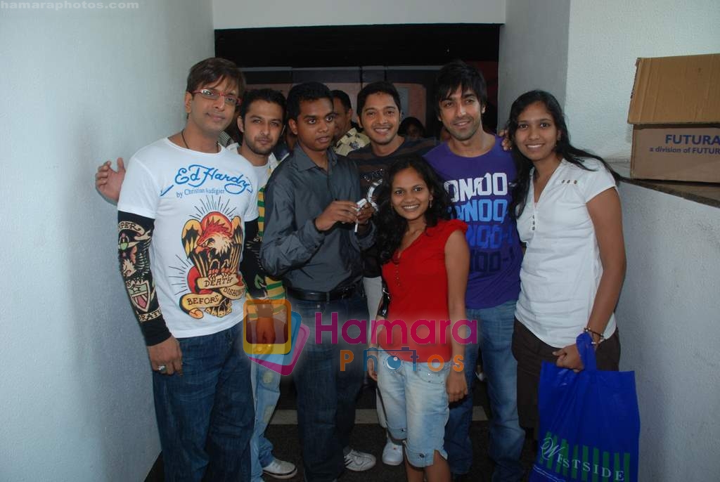 Aashish Chaudhry, Shreyas Talpade, Javed Jaffrey, Vatsal Sheth at Paying guests promotions in Cinemax on 23rd June 2009 