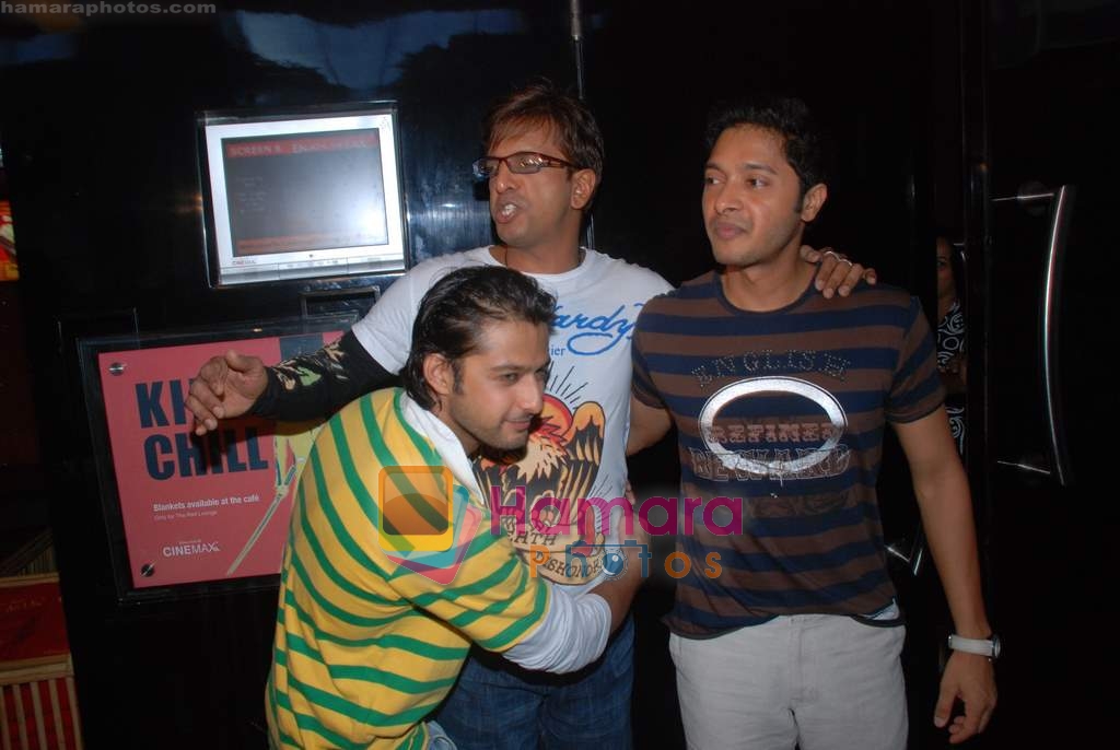 Shreyas Talpade, Javed Jaffrey, Vatsal Sheth at Paying guests promotions in Cinemax on 23rd June 2009 