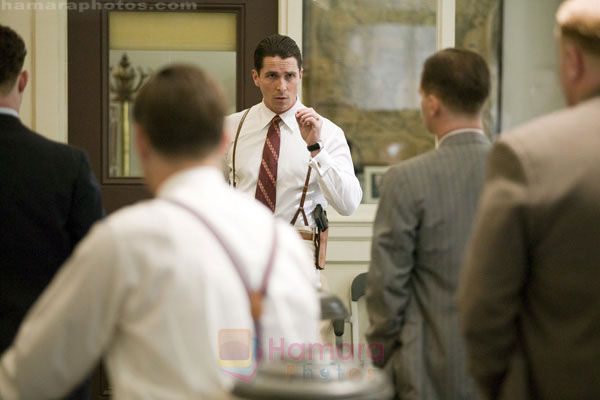 Christian Bale in still from the movie PUBLIC ENEMIES 