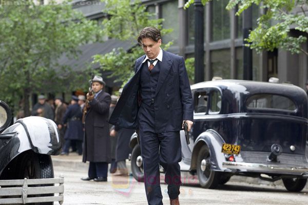 Johnny Depp in still from the movie PUBLIC ENEMIES 