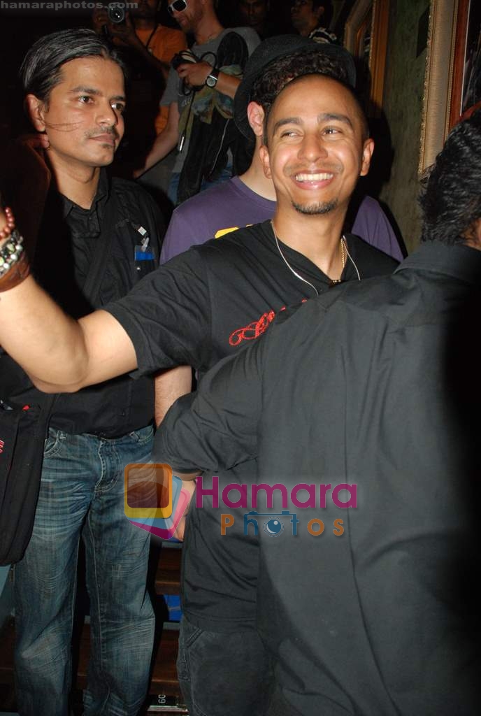 at Outlandish live in Mumbai at VH1 gig in Hard Rock Cafe on 8th July 2009 
