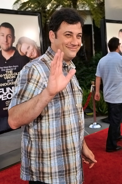 Jimmy Kimmel at the LA Premiere of FUNNY PEOPLE on 20th July 2009 at ArcLight Hollywood, California