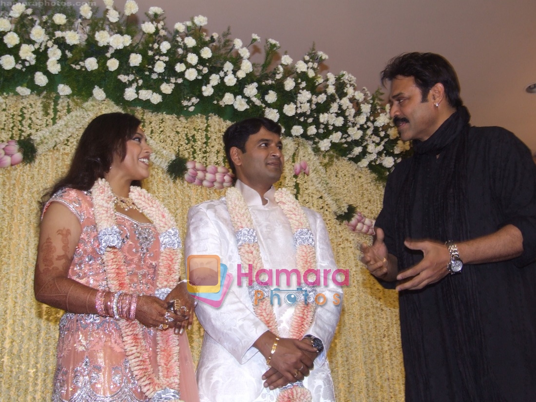 South actress Meena's wedding reception on 1st Jan 2009 