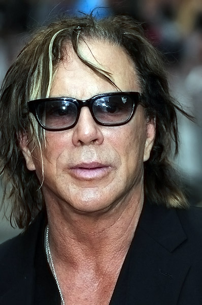 Mickey Rourke at the London Premiere of movie INGLOURIOUS BASTERDS on July 23rd, 2009 at Odeon Leicester Square