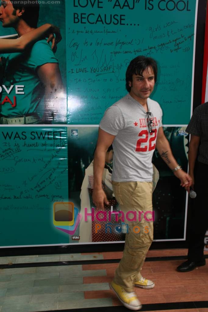 Saif Ali Khan promoted the Love Aaj Kal Apparel Line at Shoppers Stop on 23rd July 2009 