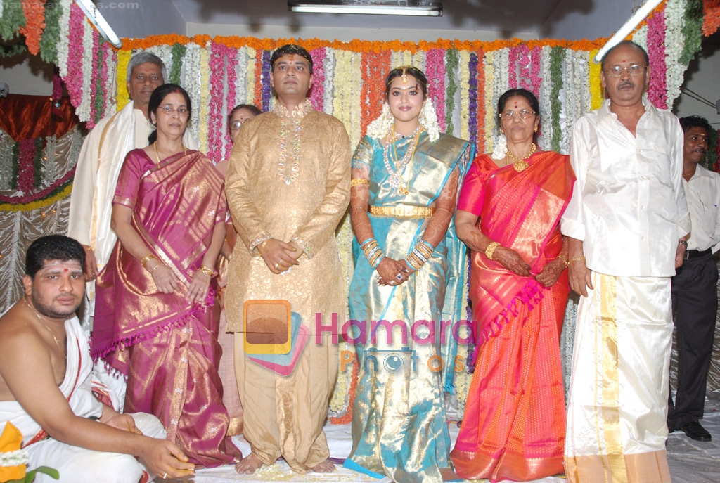 South actress Meena's wedding reception on 1st Jan 2009 