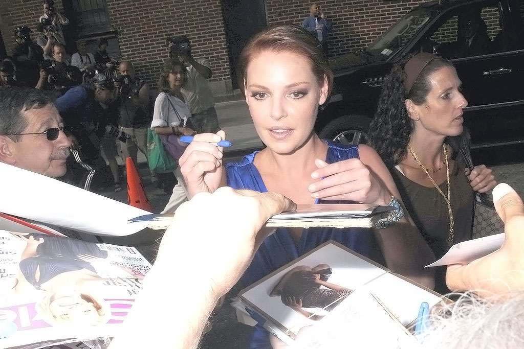 Katherine Heigl at the LATE SHOW WITH DAVID LETTERMAN on July 20, 2009 at the Ed Sullivan Theater, NY 