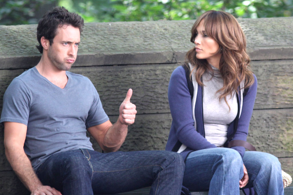Jennifer Lopez, Alex O_Loughlin at the Location For THE BACK-UP PLAN ON July 22, 2009 on the Streets of Manhattan, NY
