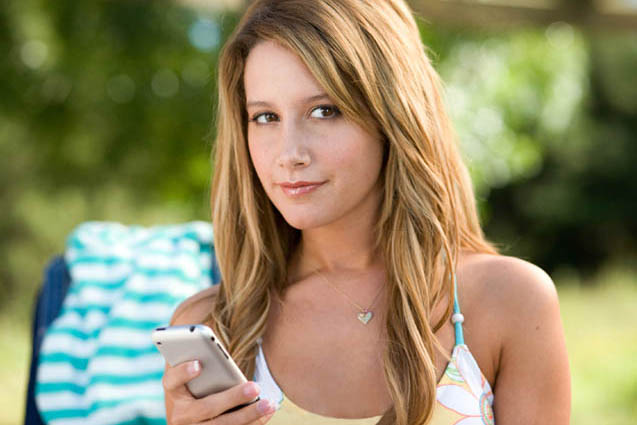 Ashley Tisdale in still from the movie ALIENS IN THE ATTIC