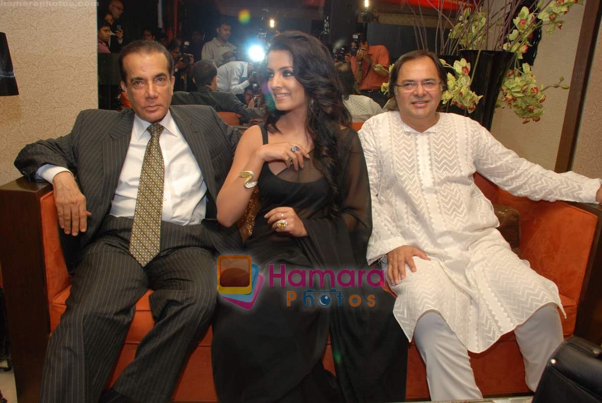 Celina Jaitley, Farooq Sheikh, Nari Hira at the First look launch of Accident On Hill Road in Bandra on 27th July 2009 