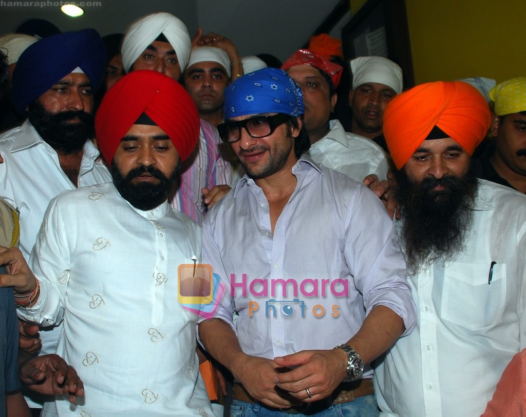 Sikh Community clears Saif Ali Khan�s Love Aaj Kal in Mumbai on 29th July 2009 