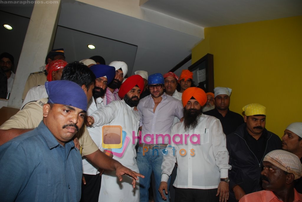 Sikh Community clears Saif Ali Khan's Love Aaj Kal in Mumbai on 29th July 2009 