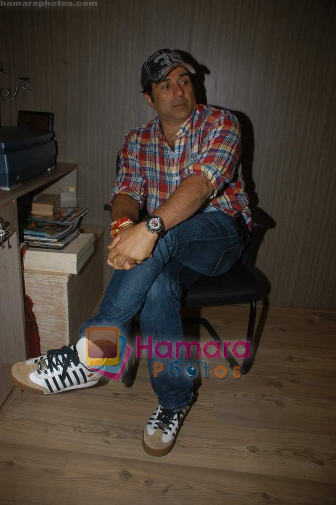 Sunny Deol speaks to media in Sunny Super Sound on 5th Aug 2009 