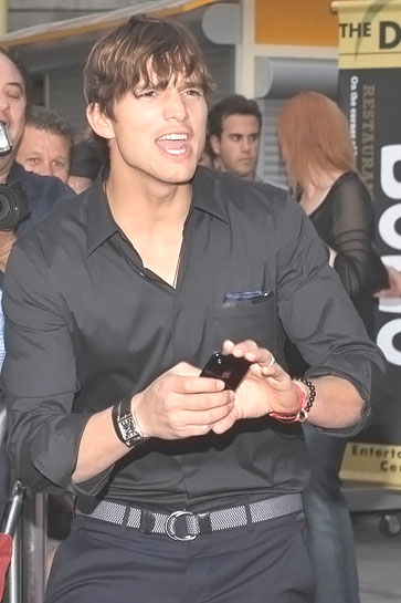 Ashton Kutcher at the LA Premiere of SPREAD on August 3rd 2009 at ArcLight Cinemas