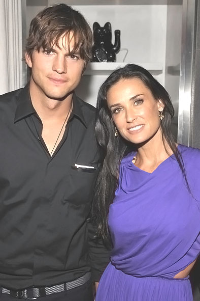 Ashton Kutcher, Demi Moore at the LA Premiere of SPREAD on August 3rd 2009 at ArcLight Cinemas