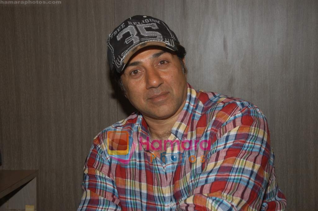 Sunny Deol speaks to media in Sunny Super Sound on 5th Aug 2009 