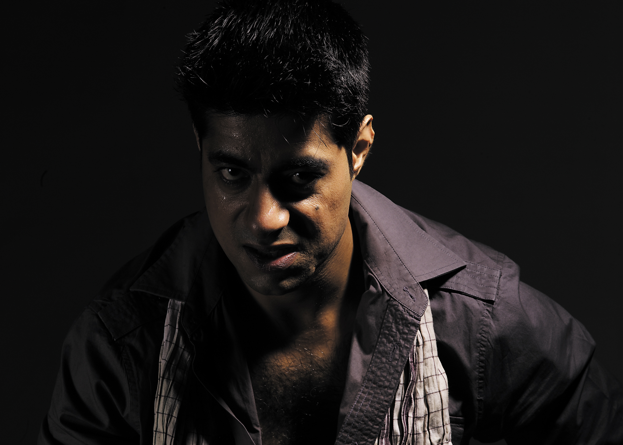 shushant singh in the still from movie Baabarr 