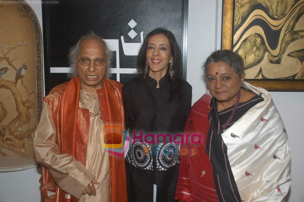 Pandit Jasraj at Ohm art exhibition in Juhu on 6th Aug 2009 
