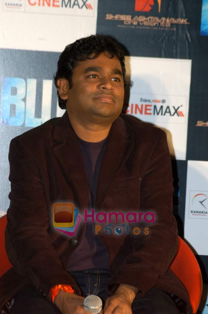 A R Rahman at Blue film music preview in Cinemax on 12th Aug 2009 