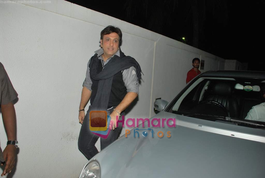 Govinda at the Special screening of Life Partner in PVR on 17th Aug 2009 