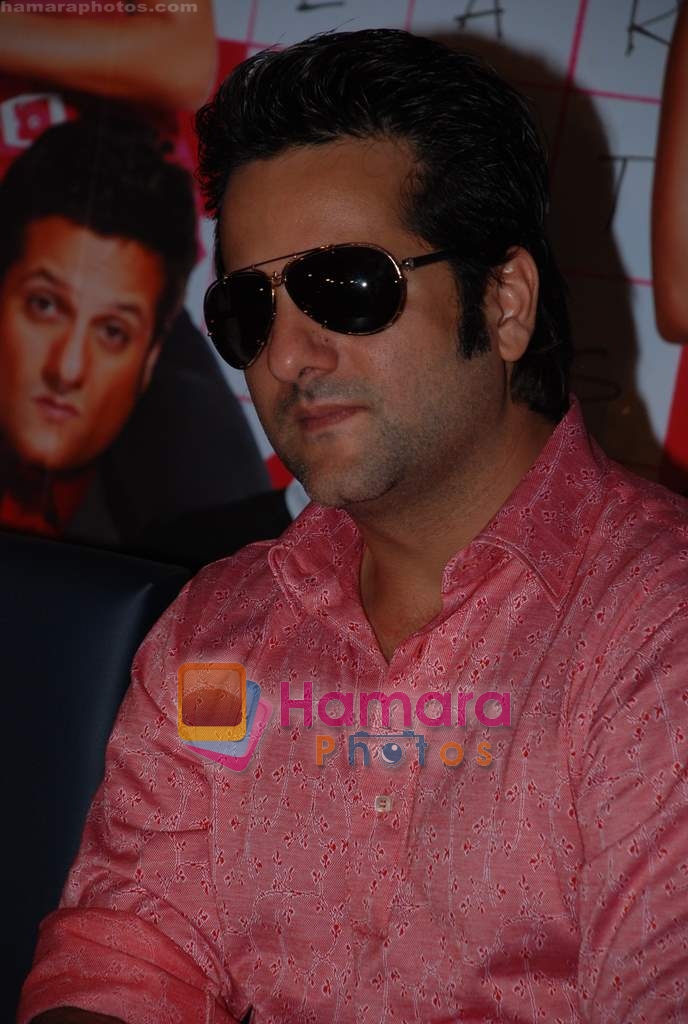 Fardeen Khan sell the tickets to promote the film in Galaxy, Bandra on 17th Aug 2009 