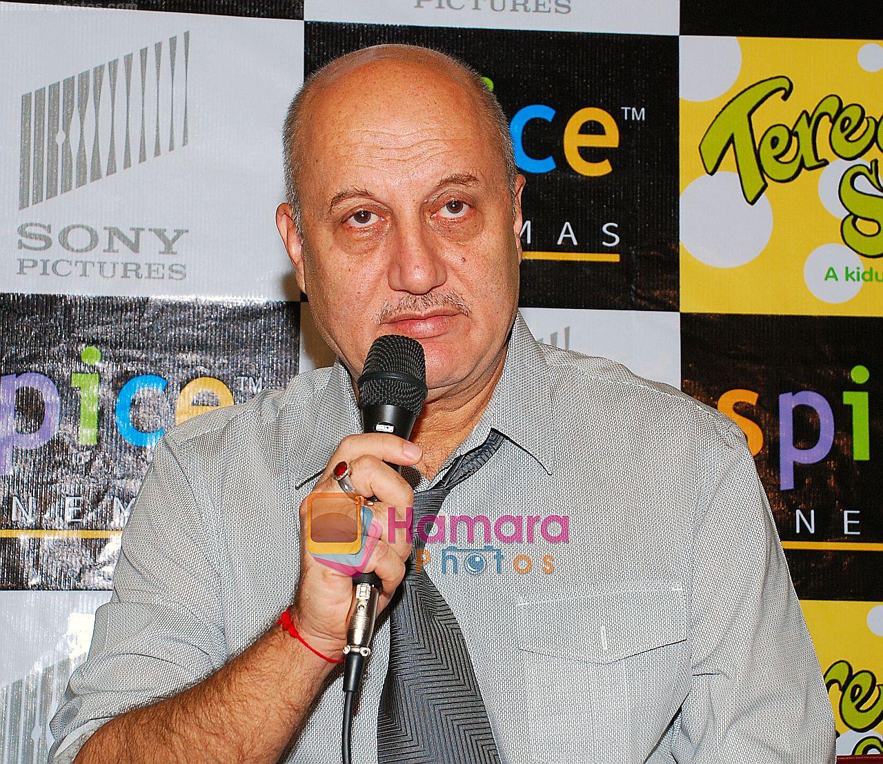 Anupam Kher at the Press Conference and Premiere of film Teree Sang in Spice World, Noida on 6th Aug 2009 