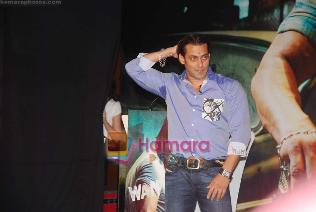 Salman Khan at Wanted press meet in Leela on 18th Aug 2009 
