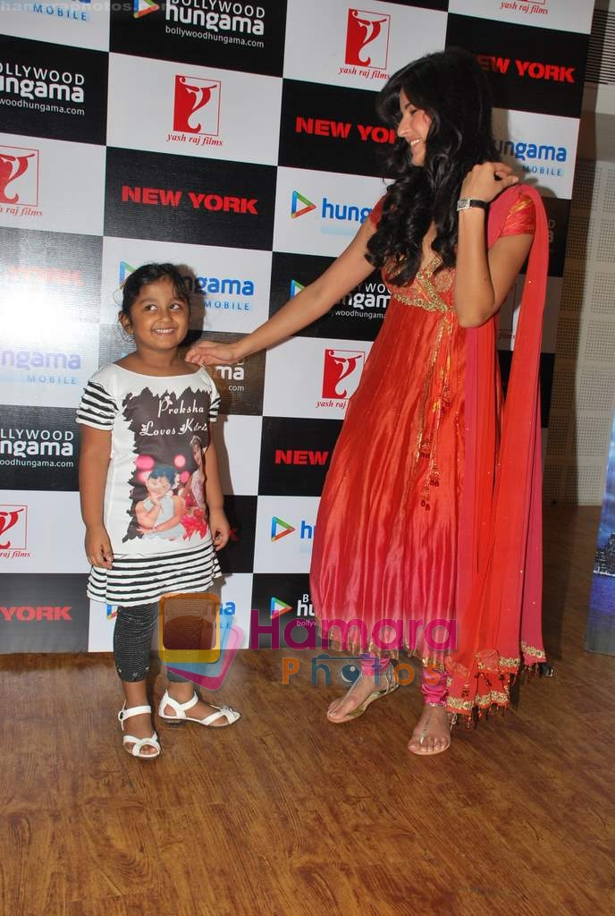 Katrina Kaif meets fans of New York competition in Yash Raj on 26th Aug 2009 