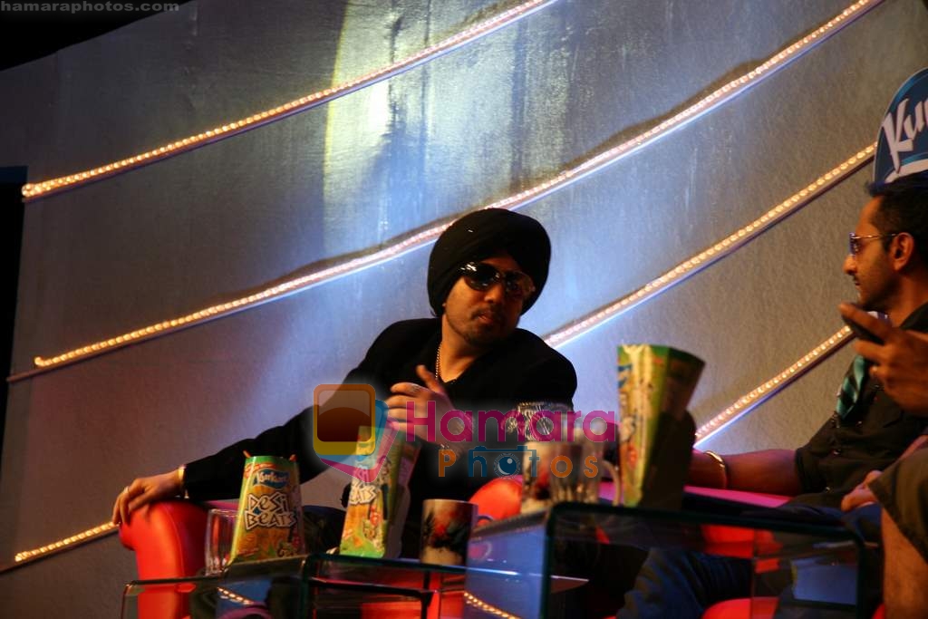 Mika Singh at Mtv Desi Beats on location in Madh on 27th Aug 2009 