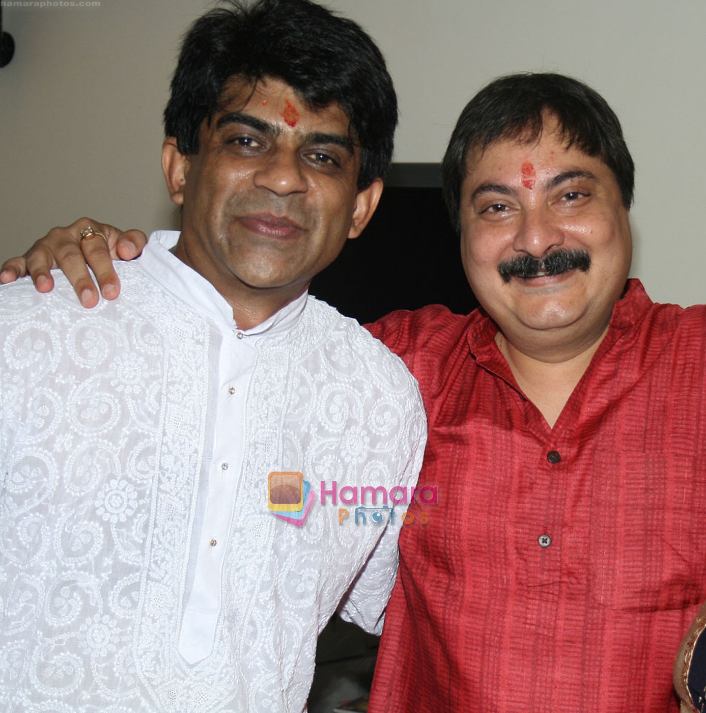 Rituraj and Tony Singh at the Tony Singh's Ganesh Pooja on 23rd Aug 2009
