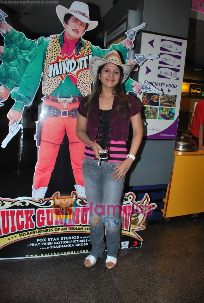 Rambha at Quick Gun Murugun premiere in Fame on 27th Aug 2009 
