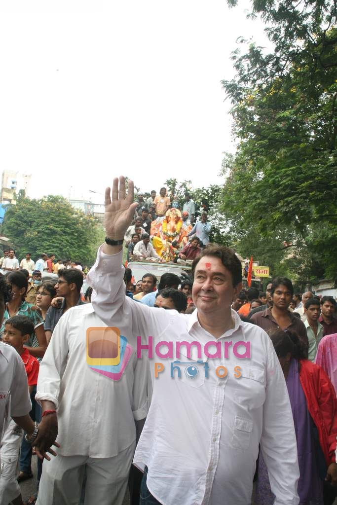 Randhir Kapoor at RK Ganpati Celebrations in RK Studios on 3rd Sep 2009 
