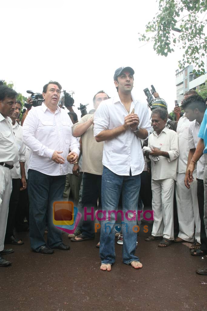 Ranbir Kapoor at RK Ganpati Celebrations in RK Studios on 3rd Sep 2009 