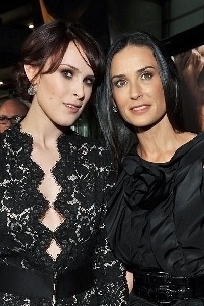 Rumer Willis, Demi Moore at the LA Premiere of SORORITY ROW in ArcLight Hollywood on 3rd September 2009