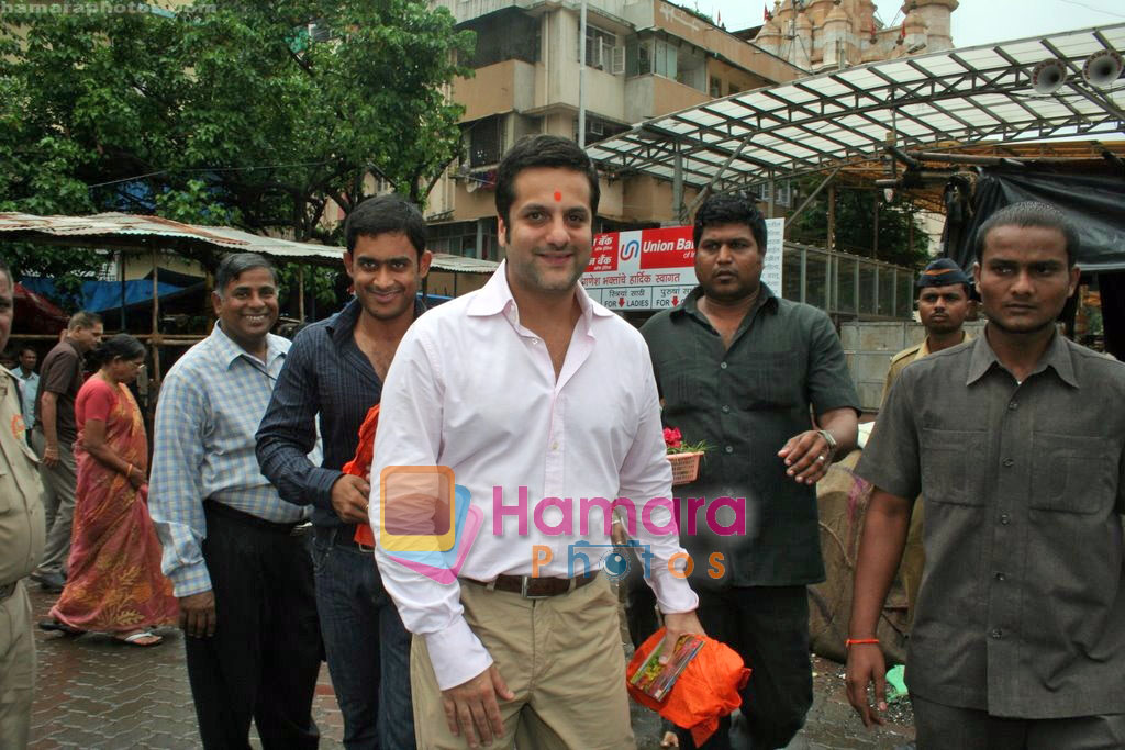 Fardeen Khan at the Audio Release of All The Best in Siddhivinayak Temple on 6th Sep 2009 