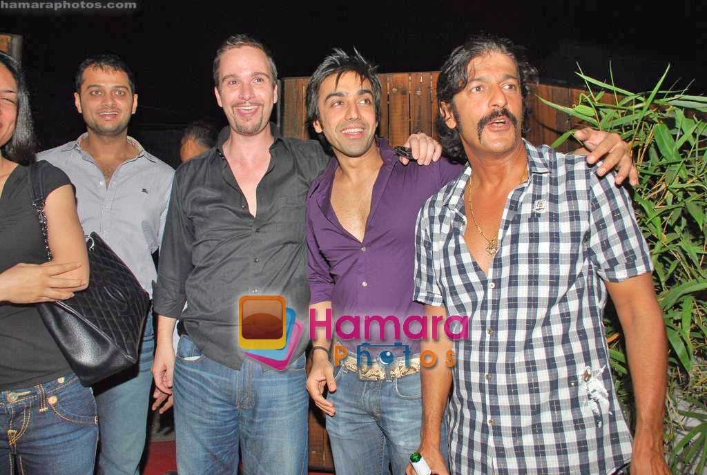 Aashish Chaudhary, Chunky Pandey at Nicolo Morea's Elbow room launch in Bandra on 17th Sep 2009 