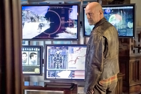 Bruce Willis in still from the movie SURROGATES