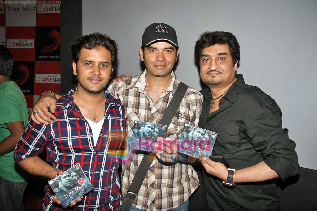 Mohit Chauhan, Neeraj Shridhar, Javed Ali  at the Music Launch of Tum Mile in Cinemax Versova, Mumbai on 22nd Sep 2009 