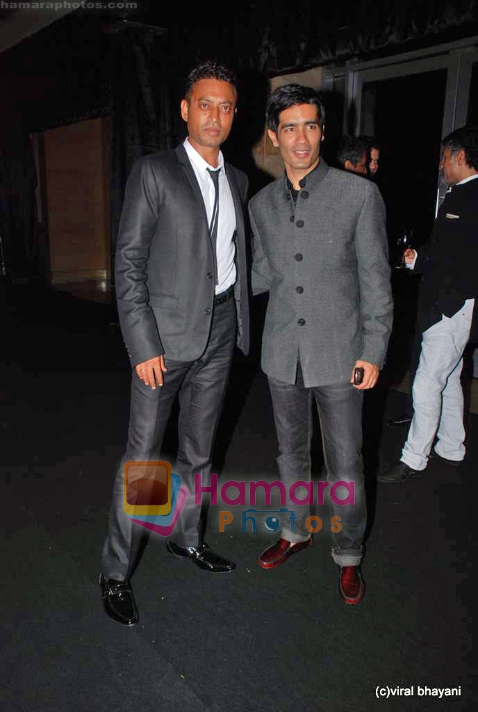 Irrfan Khan, Manish Malhotra at GQ Man of the Year Awards in Mumbai on 27th Sep 2009 