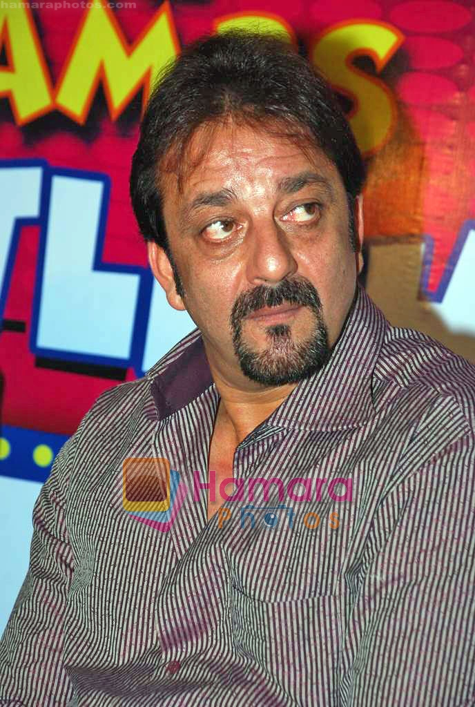 Sanjay Dutt on the sets of Saregama Lil Champs in Famous Studios on 29th Sep 2009 
