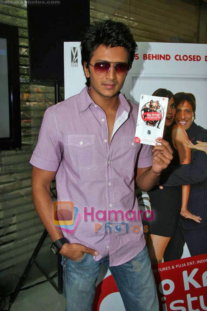 Ritesh Deshmukh at Do Knot Disturb video conference in Reliance Web World on 30th Sep 2009 