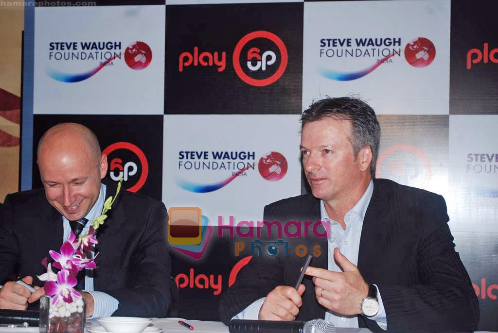 Steve Waugh Foundation press meet on 7th Oct 2009 