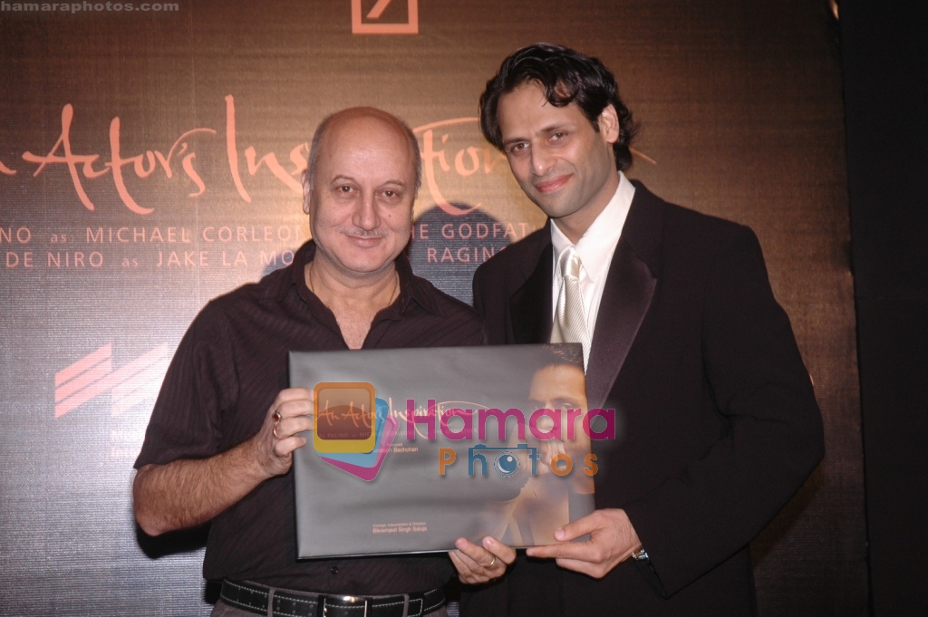 Anupam Kher, Bikram Saluja launches the book by Bikram Saluja at Bikram Saluja's Book launch party in Mumbai on 12th Oct 2009