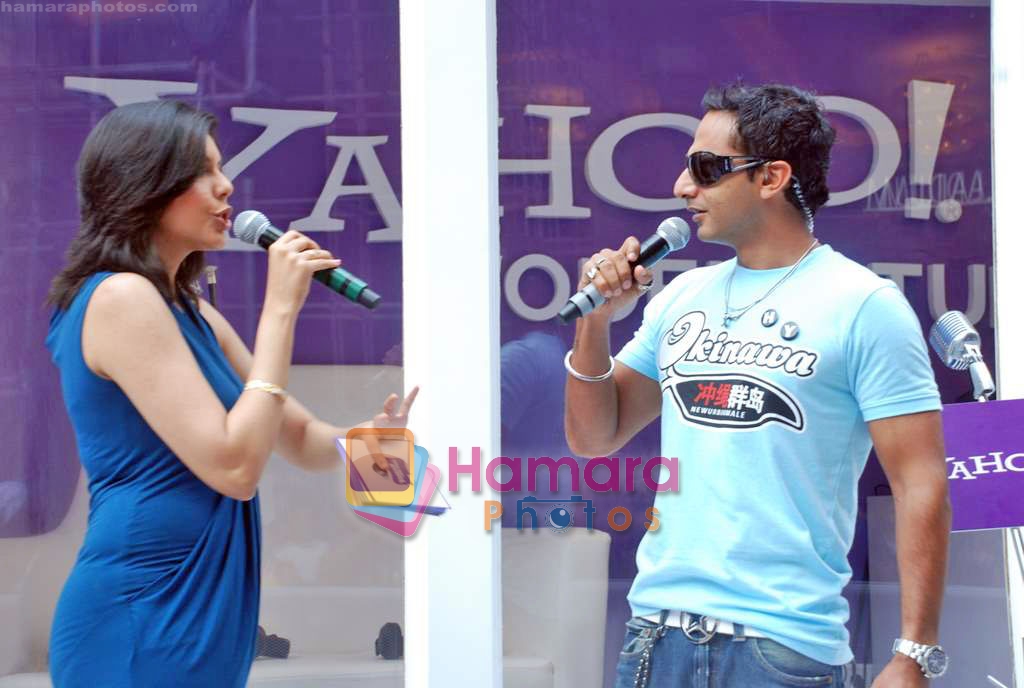 Nikhil Chinappa at Yahoo promotional event in Phoneix Mill on 14th Oct 2009 